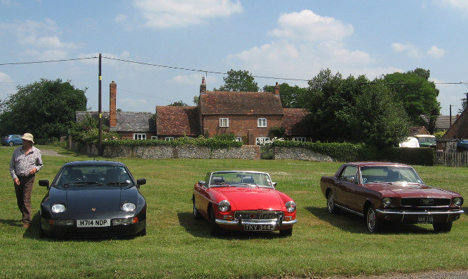 Vintage Ferrari, Vintage MG Car, Vintage Ford Mustang